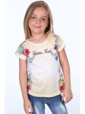 Bluza cu model imprimat, galben NDZ8811 - Magazin online - Boutique